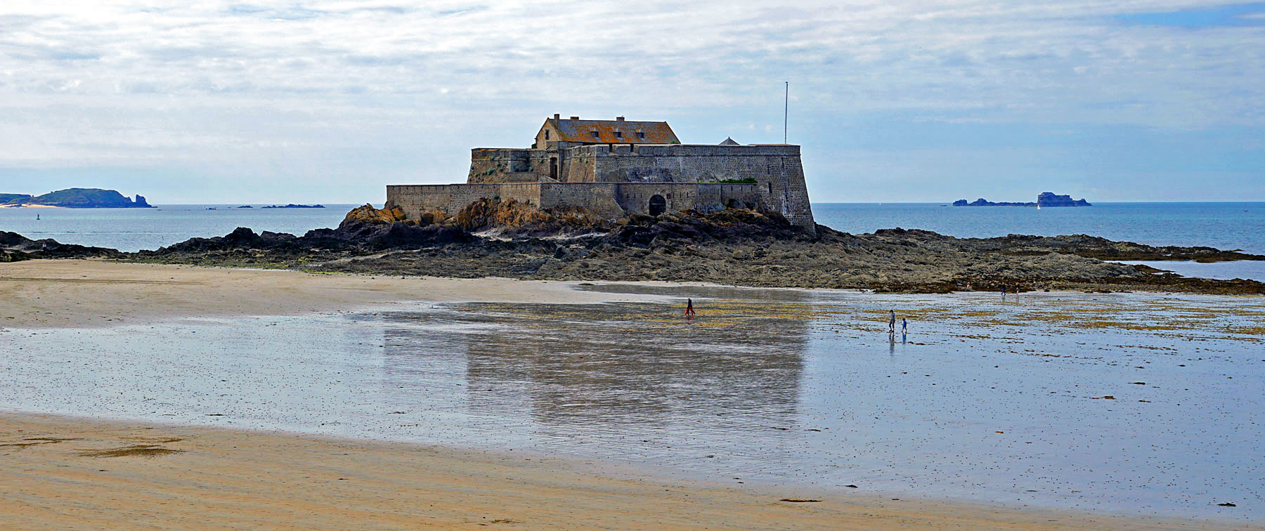 Am Strand von Sant Malo