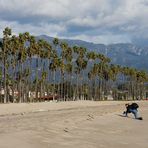 am Strand von Santa Barbara