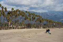 am Strand von Santa Barbara