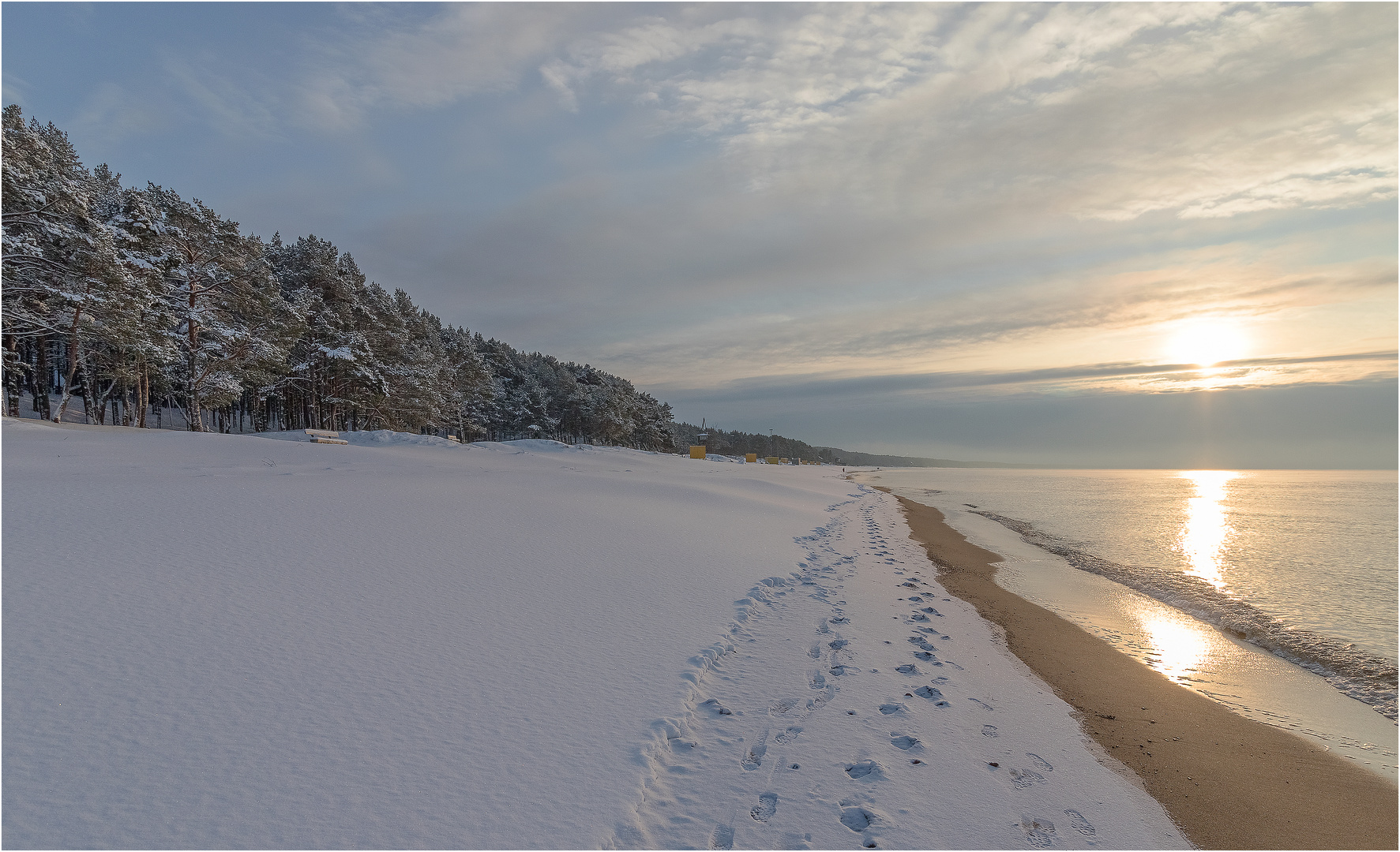 Am Strand von Saulkrasti