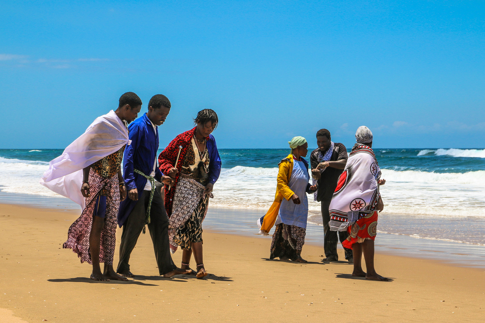 am Strand von St. Lucia - Südafrika