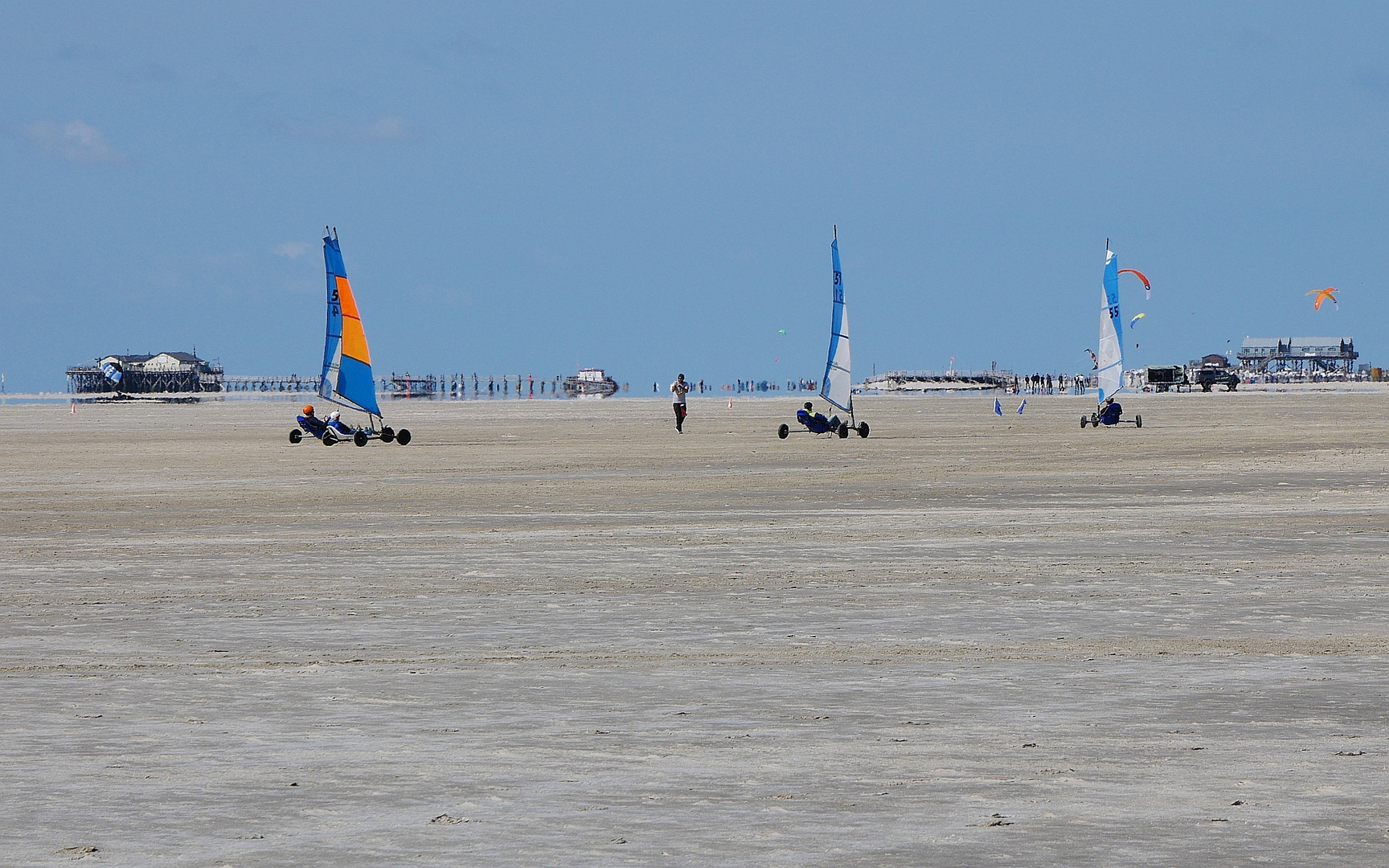 Am Strand von St. Peter Ording