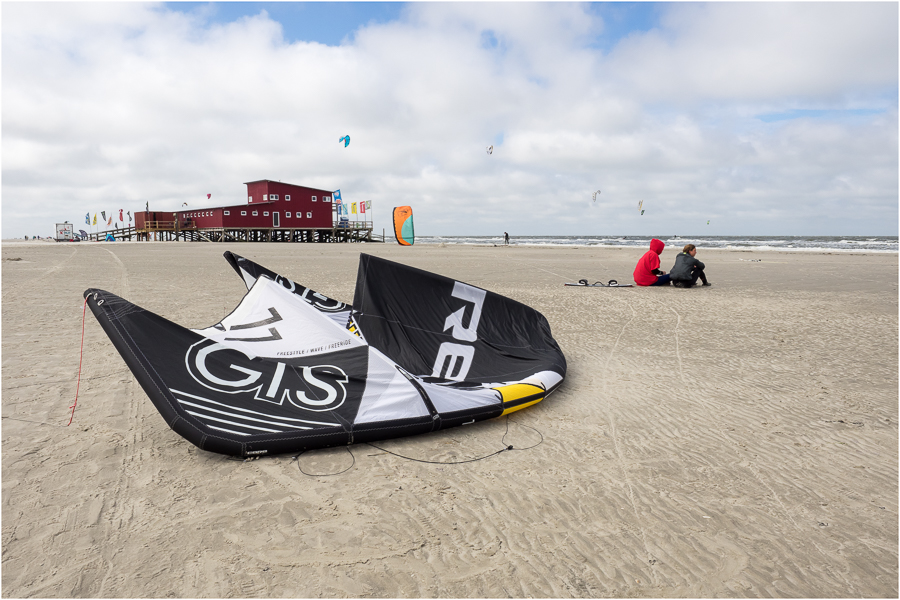 Am Strand von St. Peter Ording