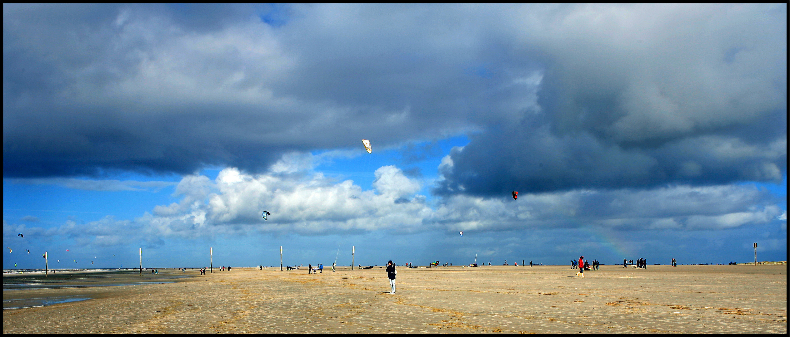 Am Strand von St. Peter Ording