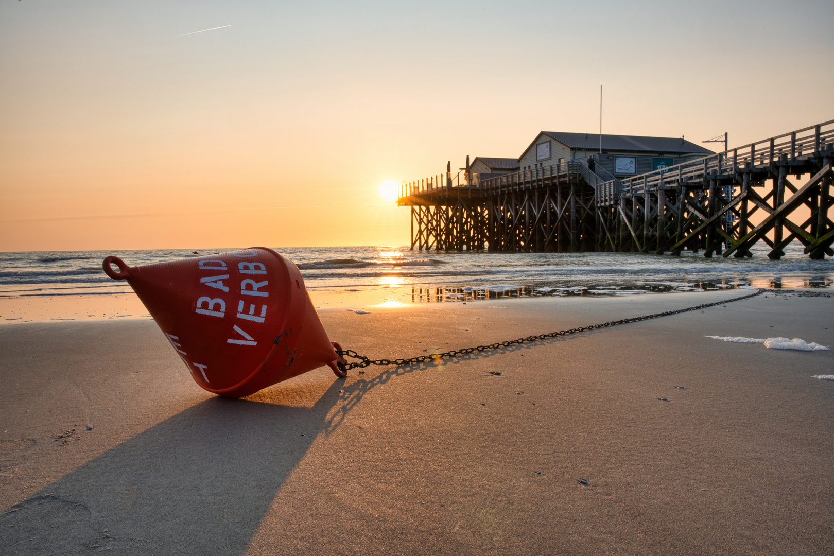 Am Strand von St. Peter Ording