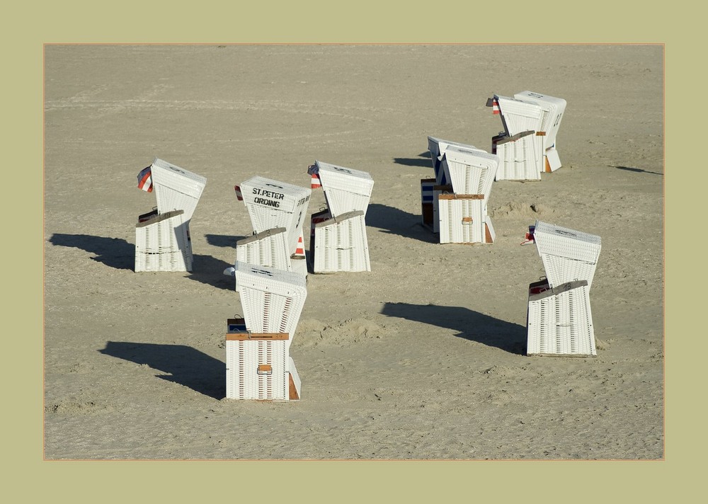 Am Strand von St. Peter Ording