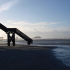 Am Strand von St. Peter Ording am 30.12.2012