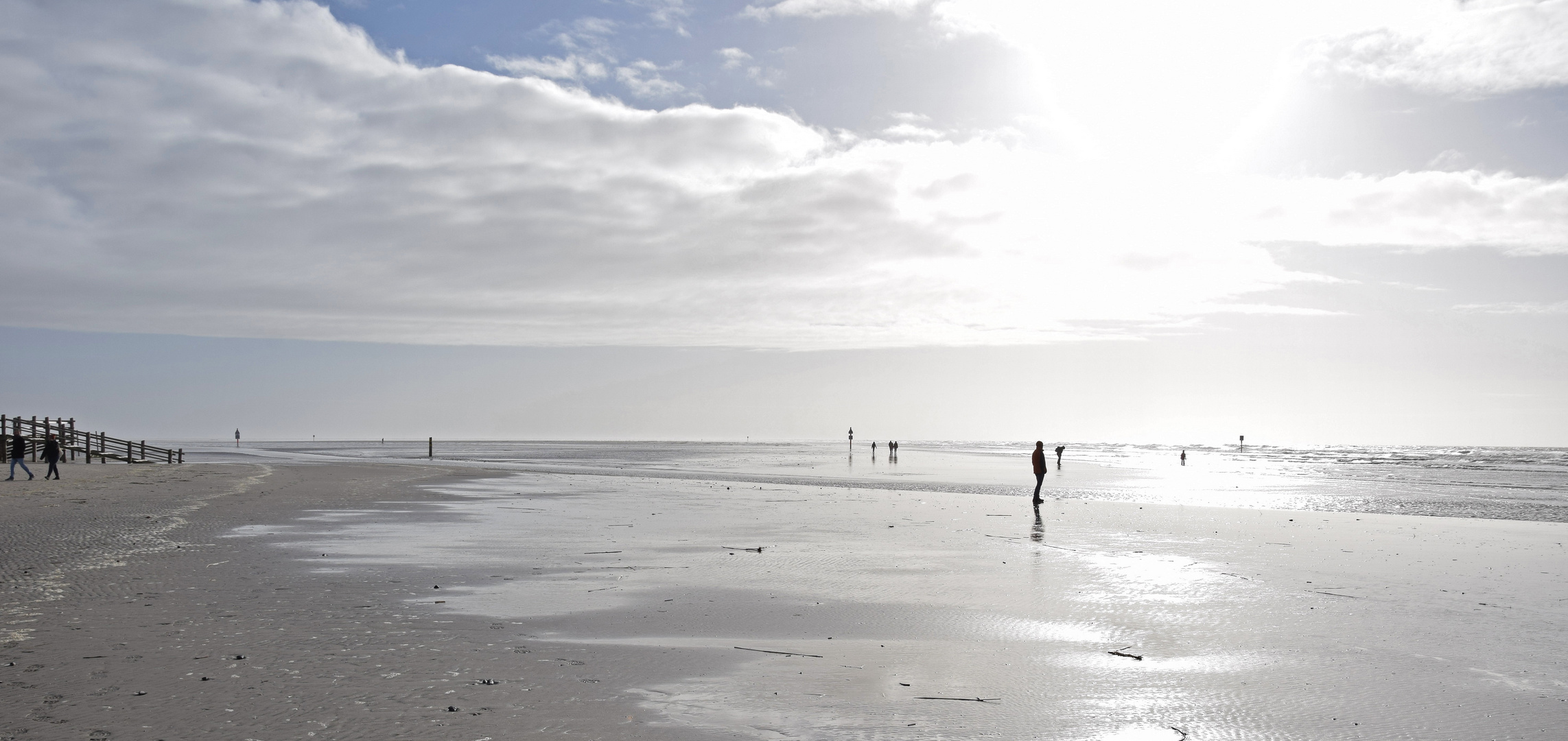 Am Strand von St. Peter Ording