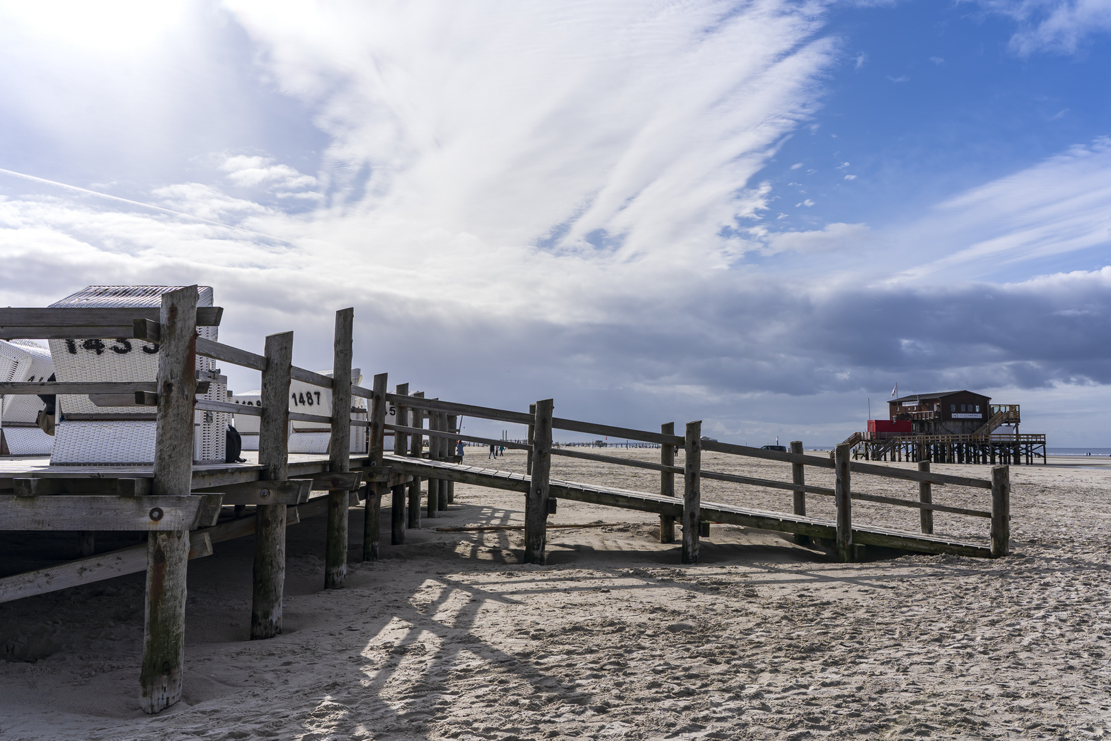 Am Strand von St. Peter Ording