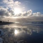 am Strand von St. Peter Ording