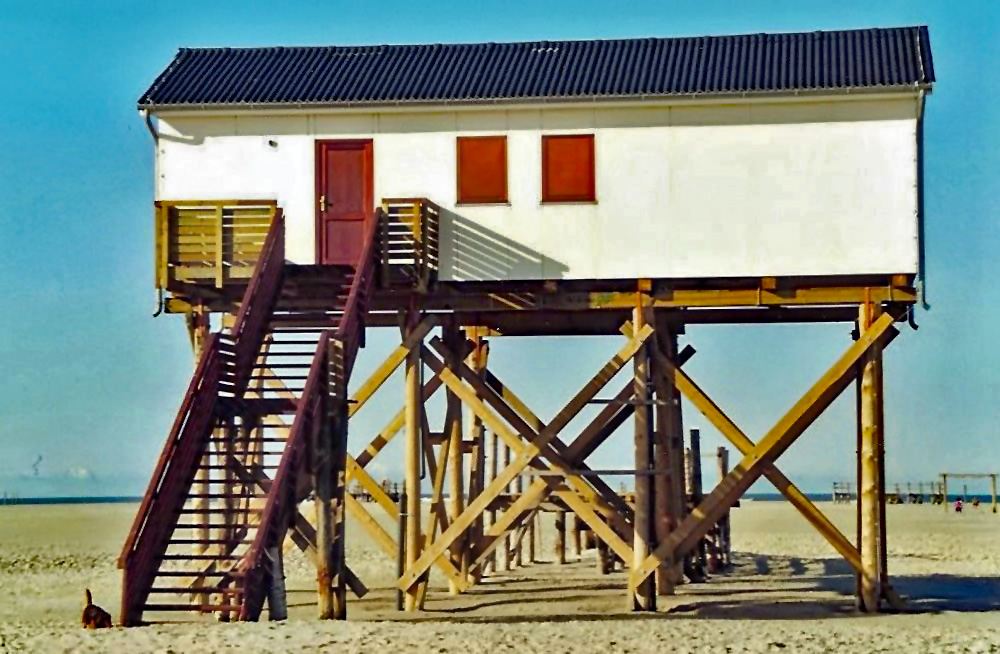 am Strand von St. Peter Ording... 