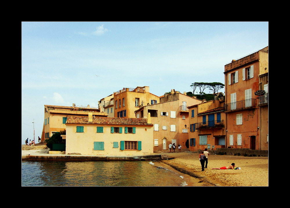 Am Strand von St. Tropez