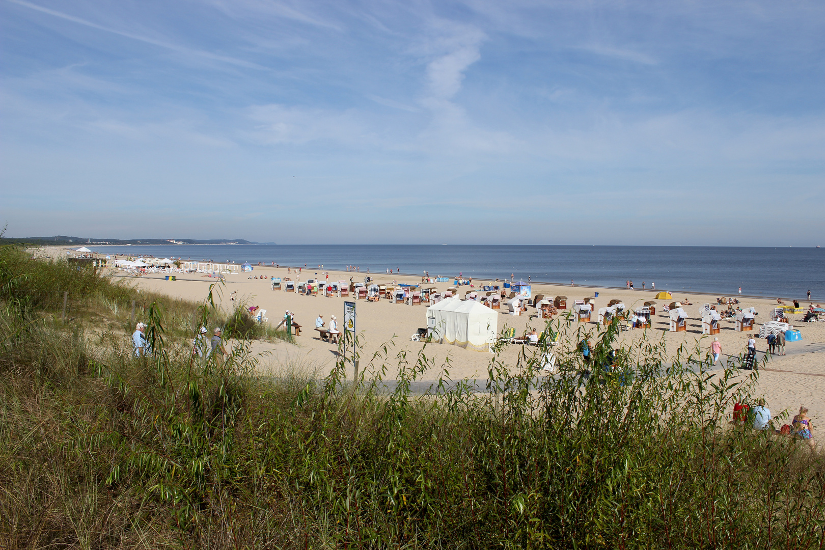 Am Strand von Swinemünde