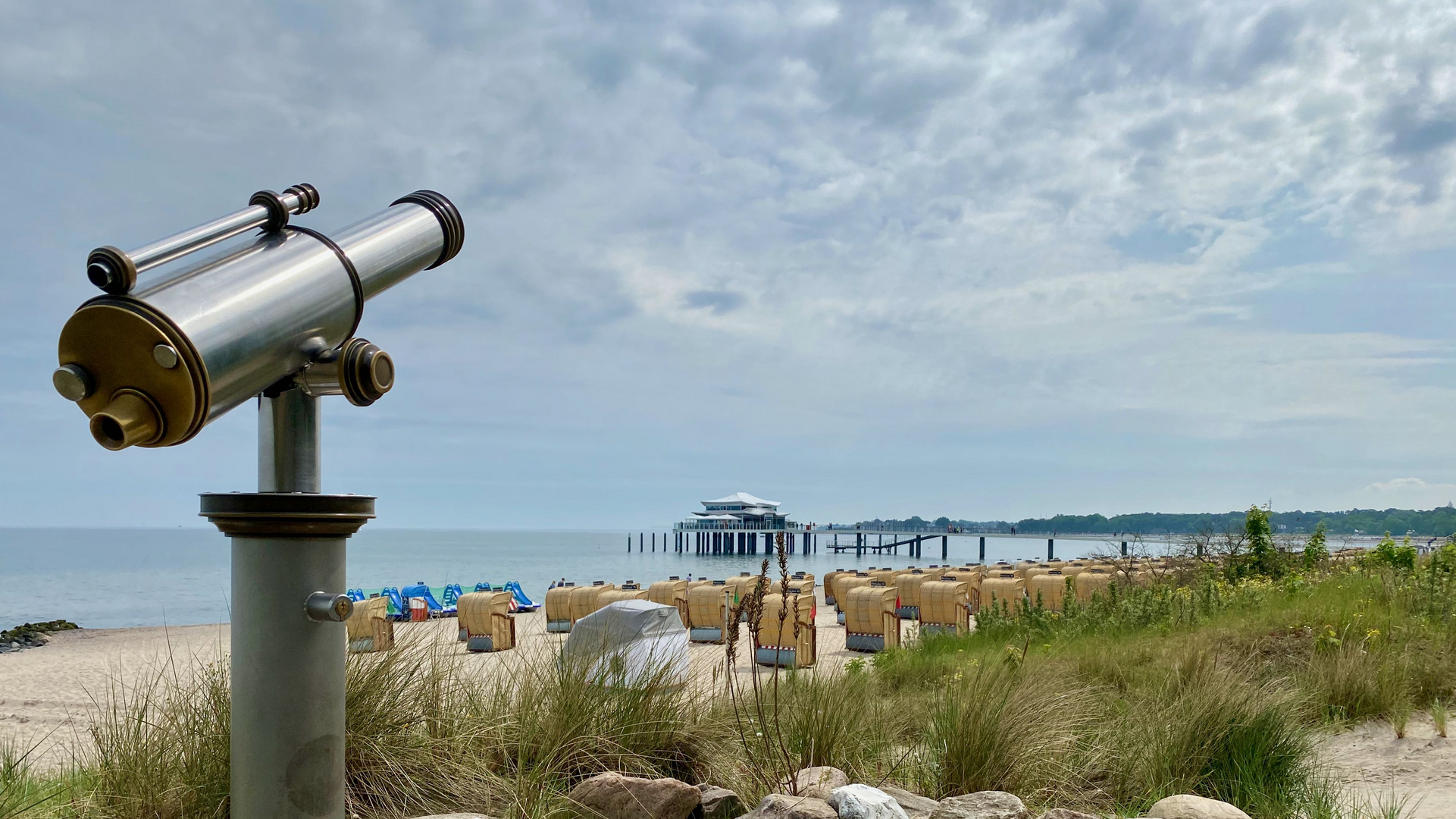 Am Strand von Timmendorf