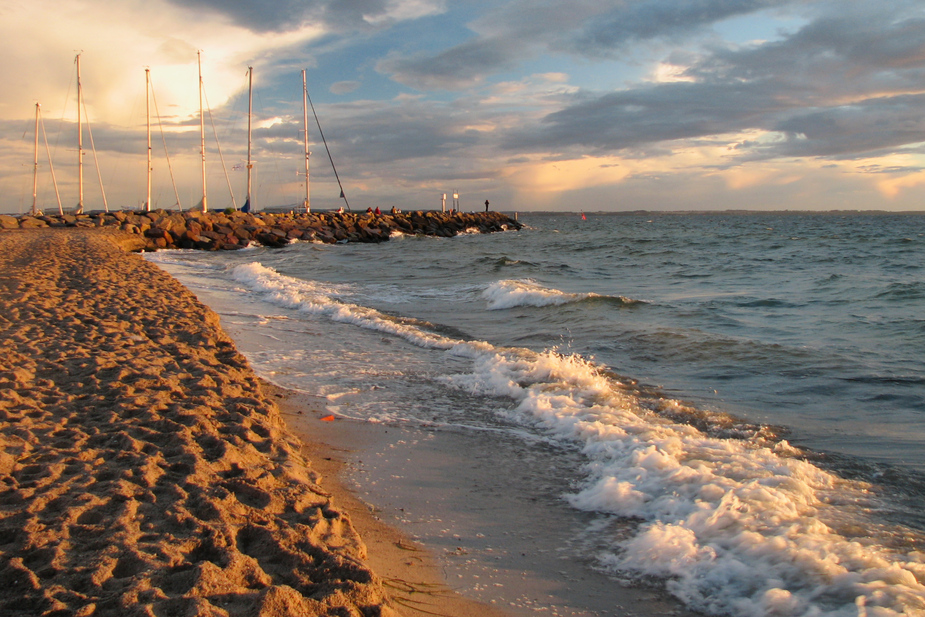 Am Strand von Timmendorf