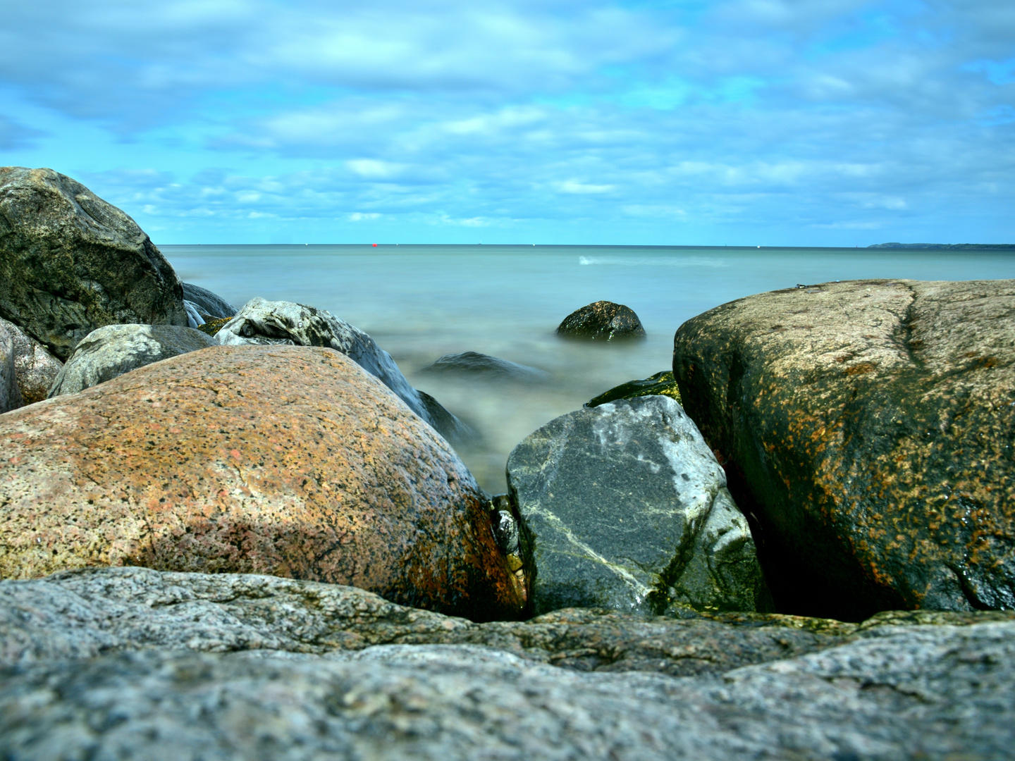 Am Strand von Travemünde