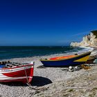 Am Strand von Étretat