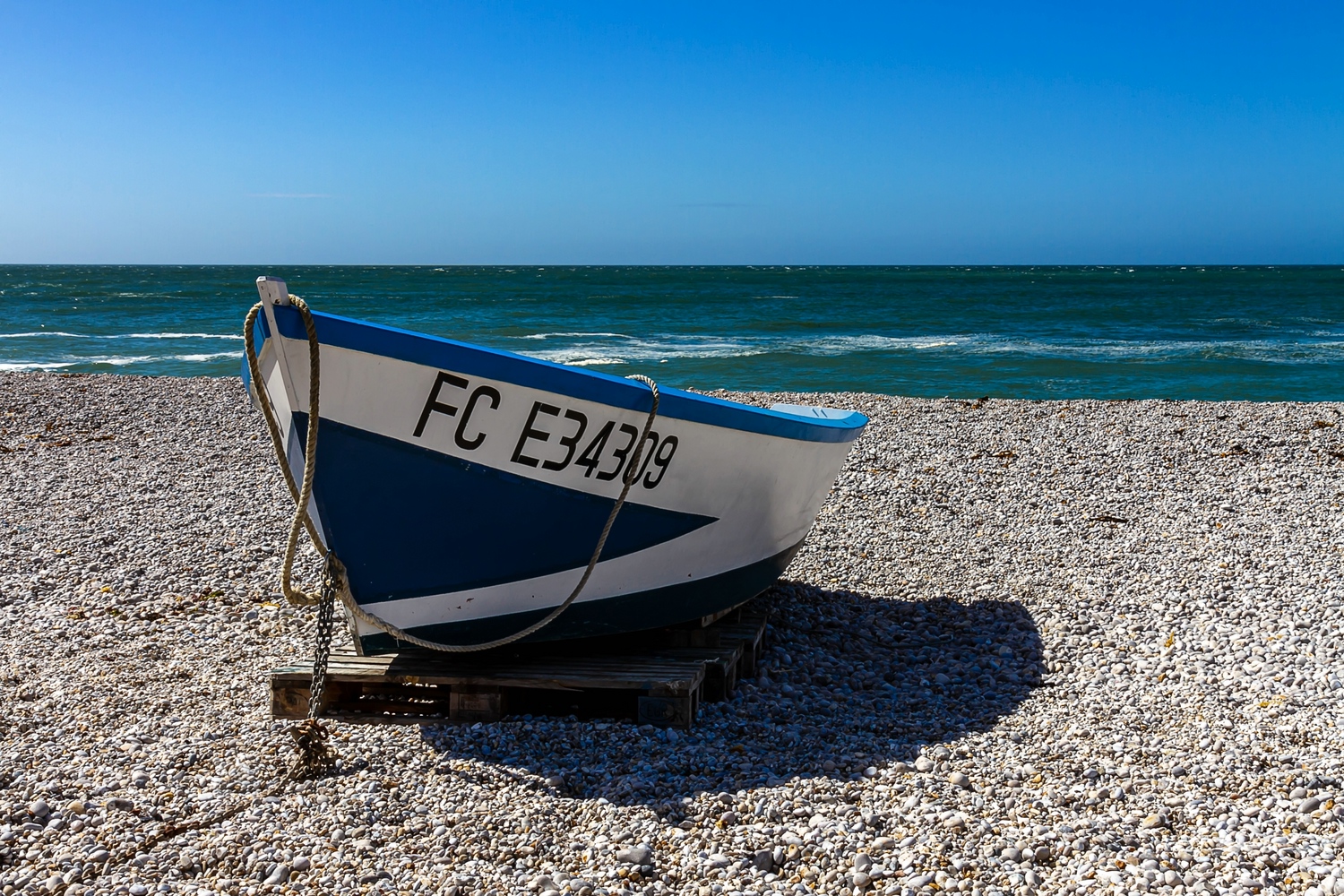 Am Strand von Étretat