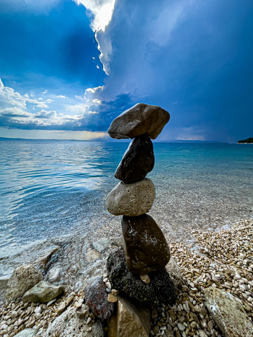 Am Strand von Tucepi……..