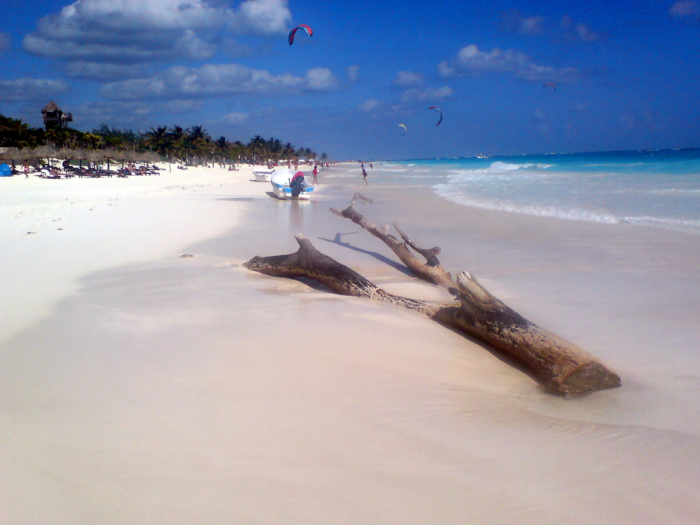 Am Strand von Tulum