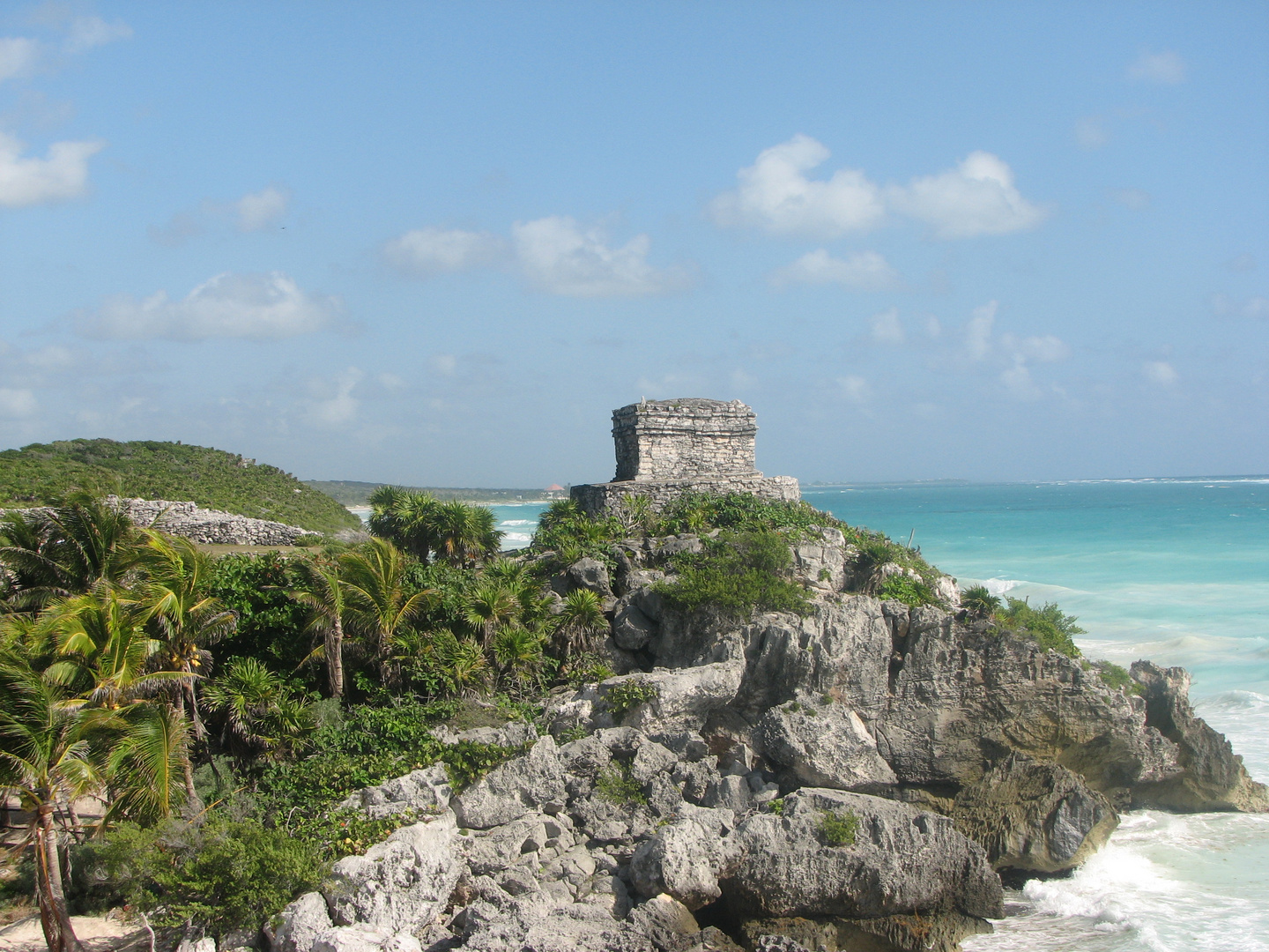 Am Strand von Tulum