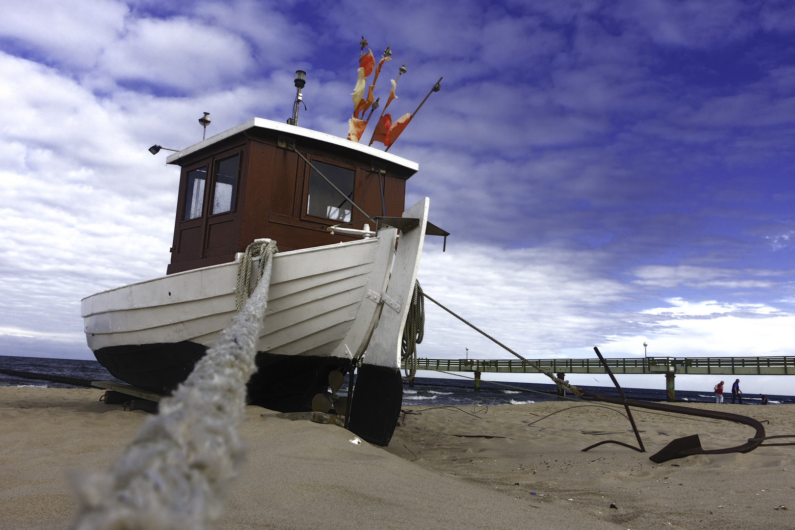 Am Strand von Usedom