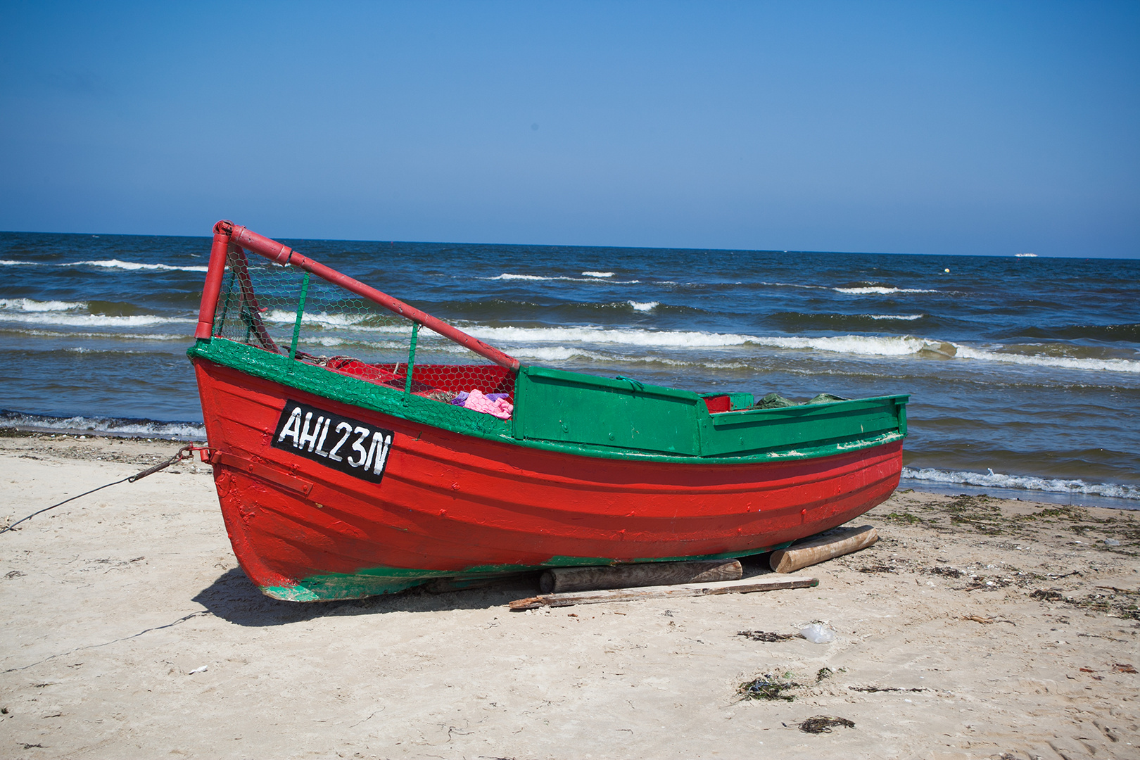 am Strand von Usedom