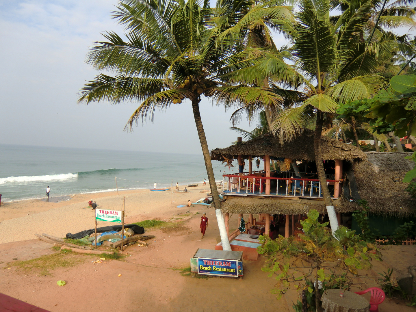 Am Strand von Varkala, Kerala