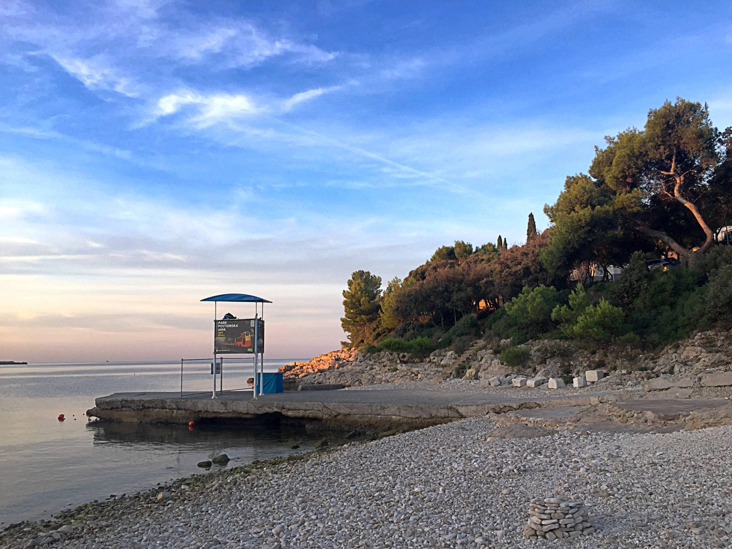 Am Strand von Verudela ...