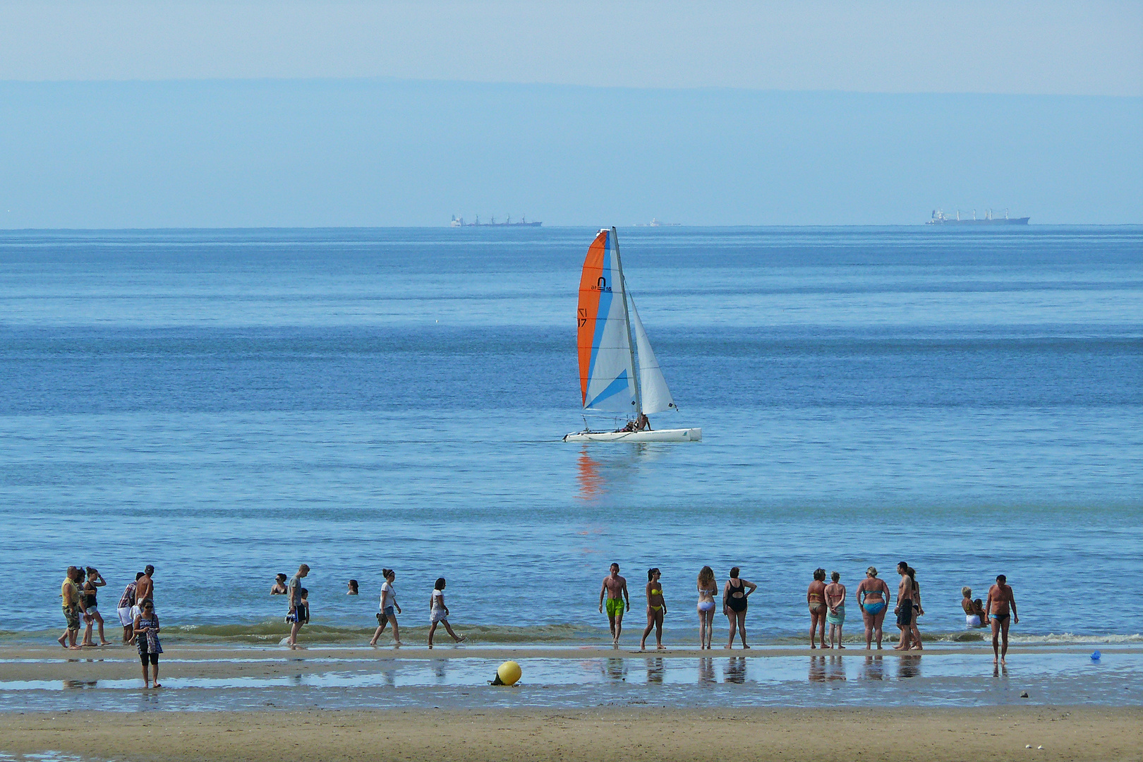 am Strand von Villers-sur-Mer (Normandie)