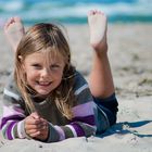 Am Strand von Warnemünde