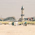 Am Strand von Warnemünde