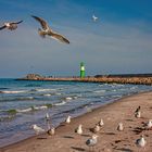 Am Strand von Warnemünde 