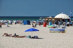 Am Strand von Warnemünde