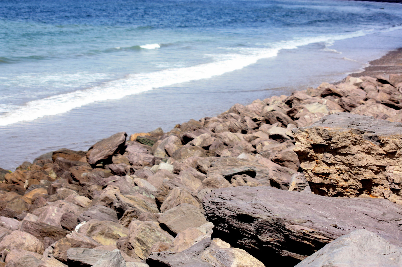 am Strand von Waterville