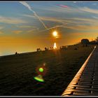 Am Strand von Wilhelmshaven