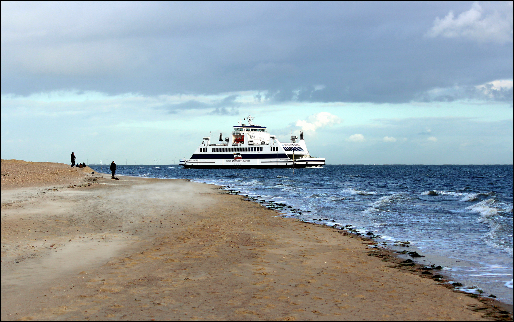 Am Strand von Wyk auf Föhr