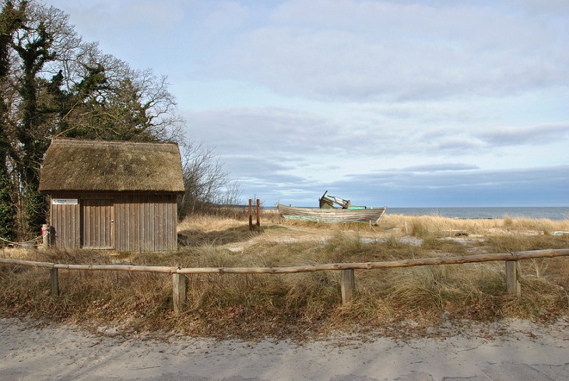 ... am Strand von Zingst