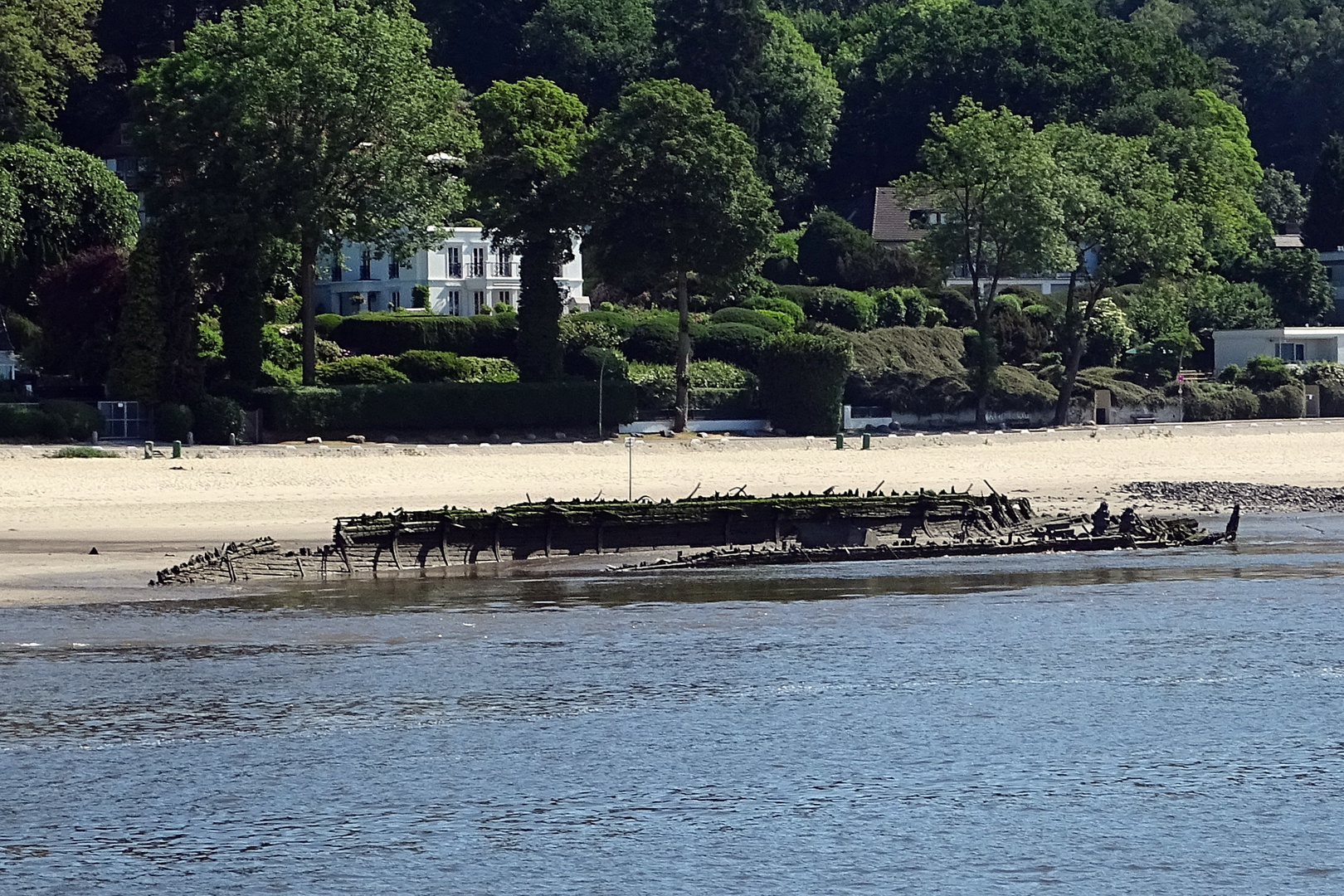 am Strand vor Blankenese