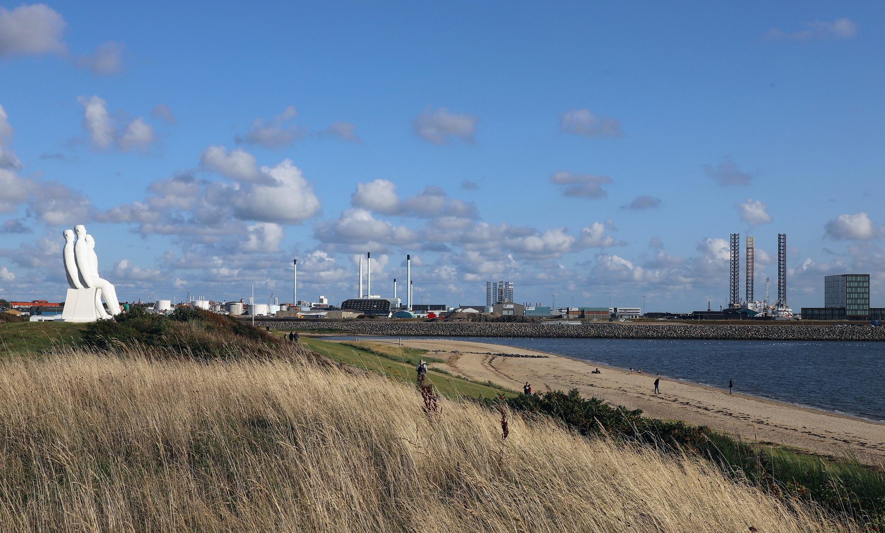 am strand vor esbjerg