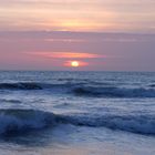 ...am Strand zur Blauen Stunde