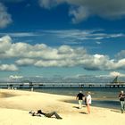 am Strand zwischen Ahlbeck und Heringsdorf