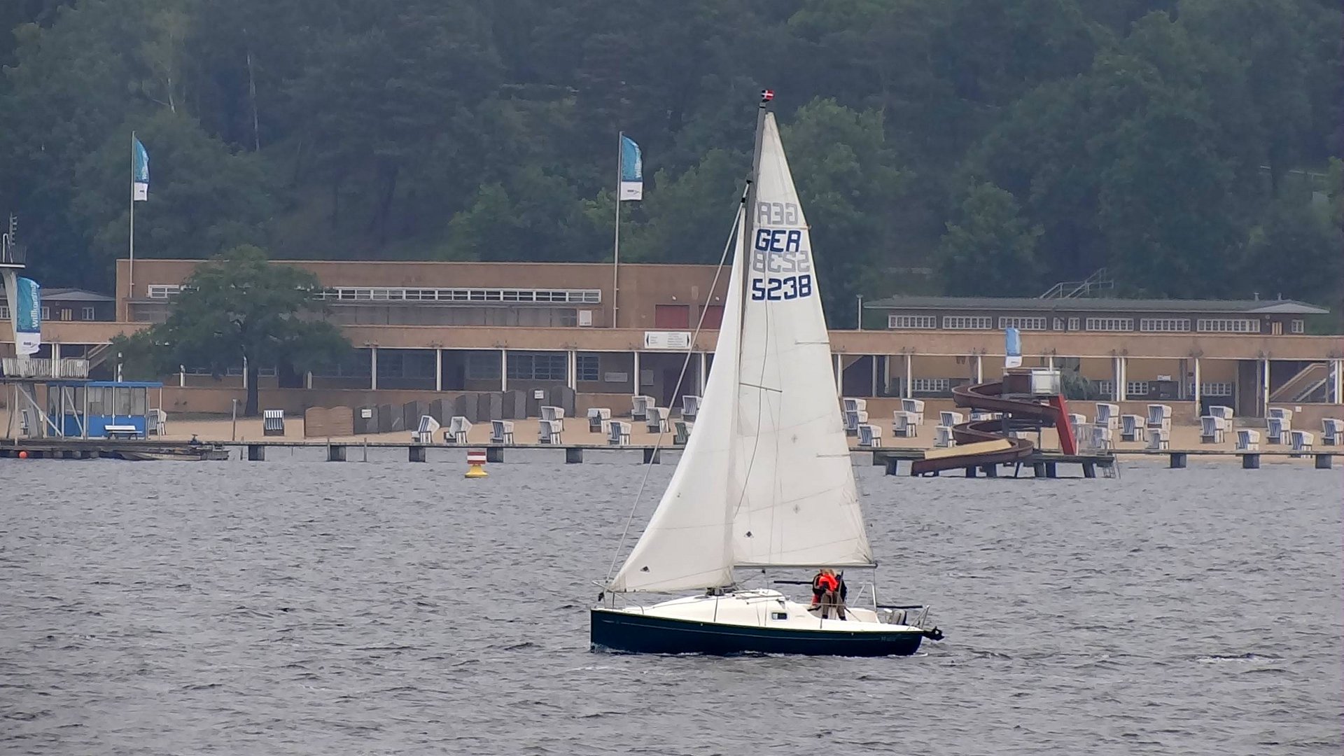 Am Strandbad Wannsee in Berlin