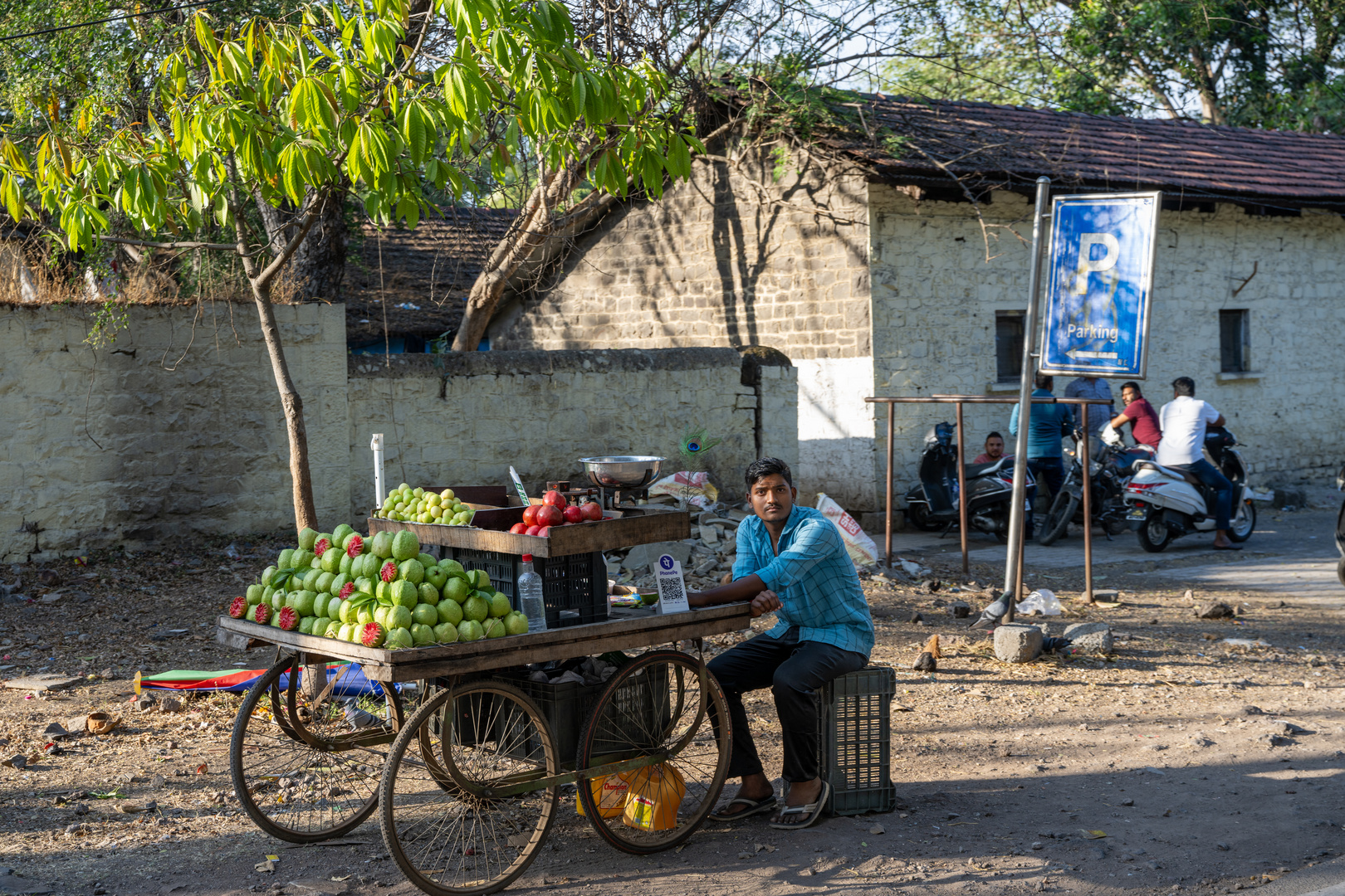 Am Straßenrand in Pune