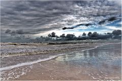 am stürmischen strand......