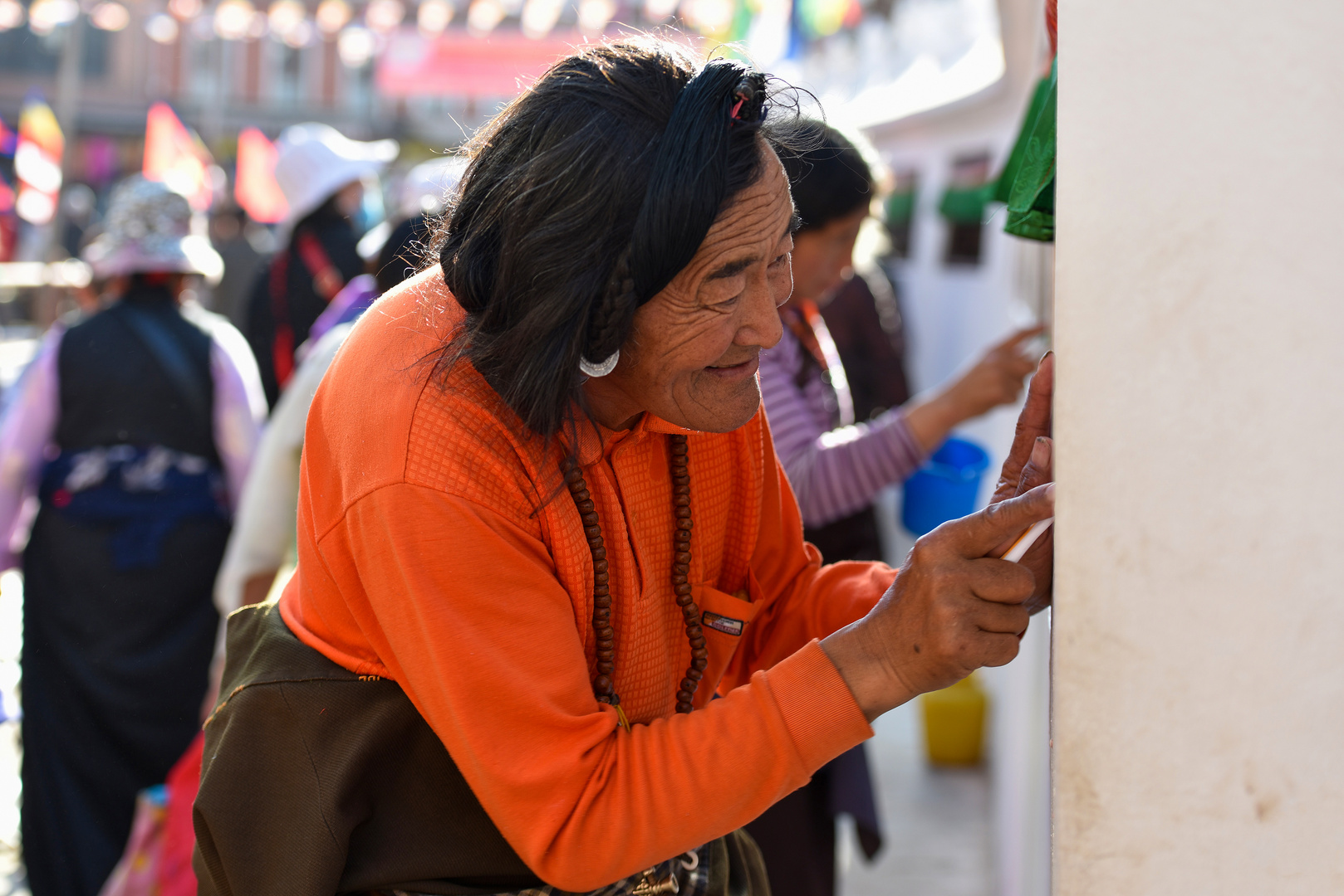 Am Stupa von Boudhanath 11