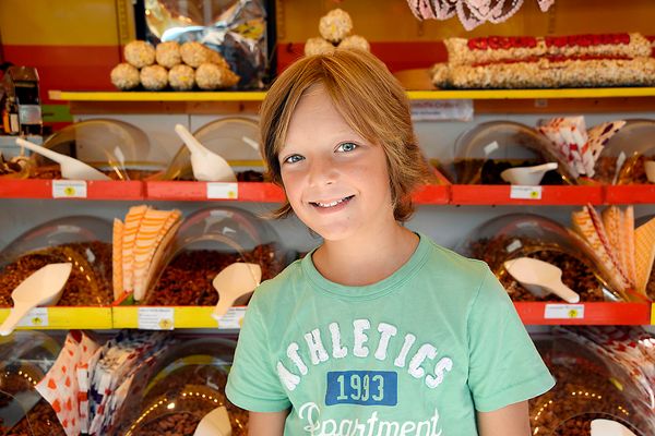 Am Süßigkeitenstand