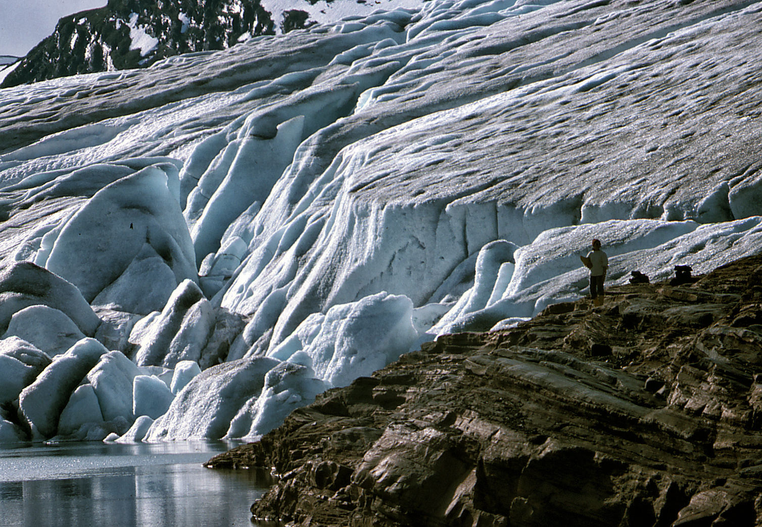 AM SVARTISEN GLETSCHER 1976 