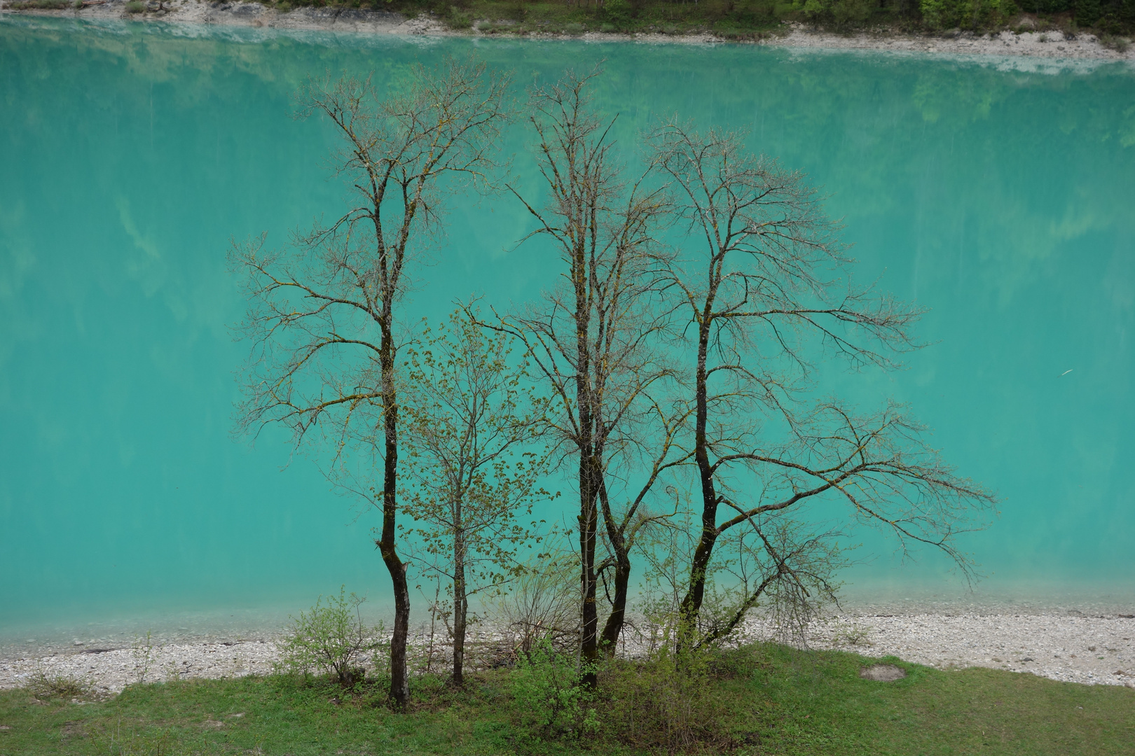 Am Sylvenstein-Stausee