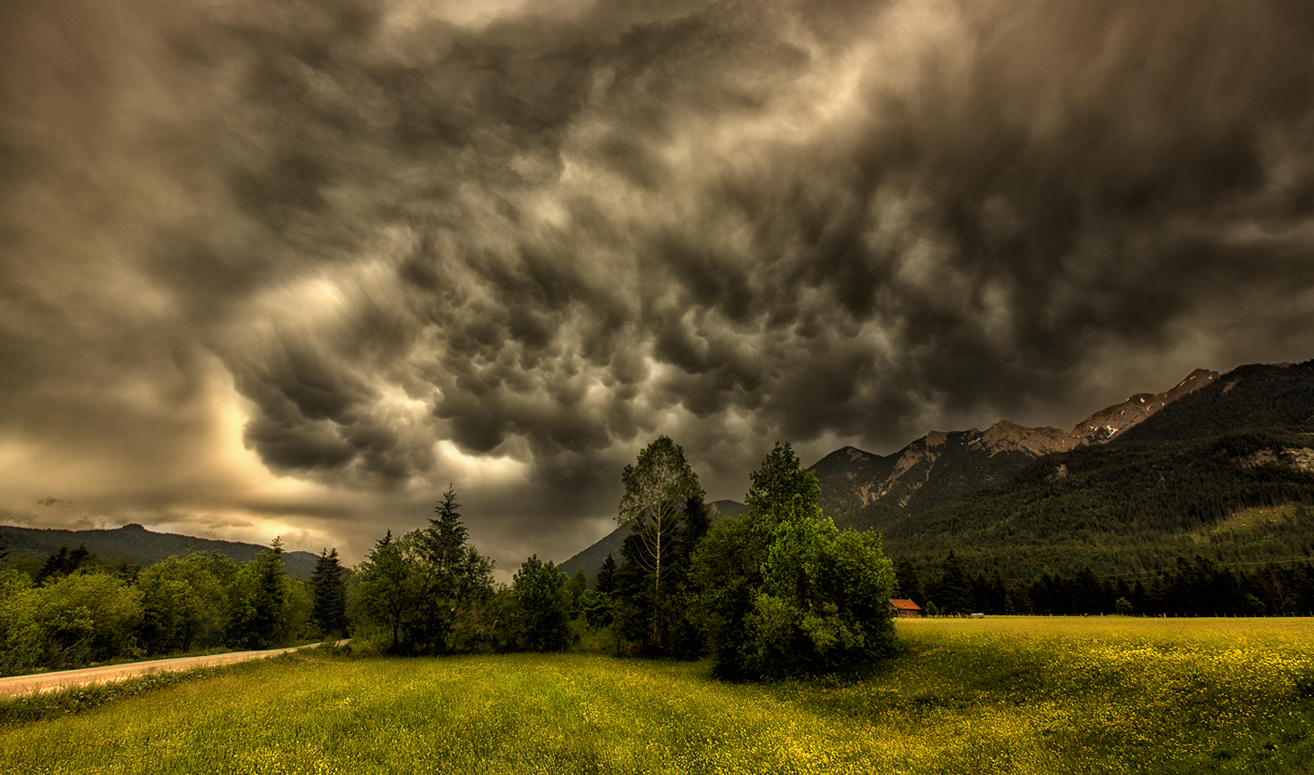 Am Tag der großen Unwetter in Bayern